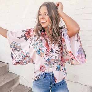 Button-up Floral Shirt